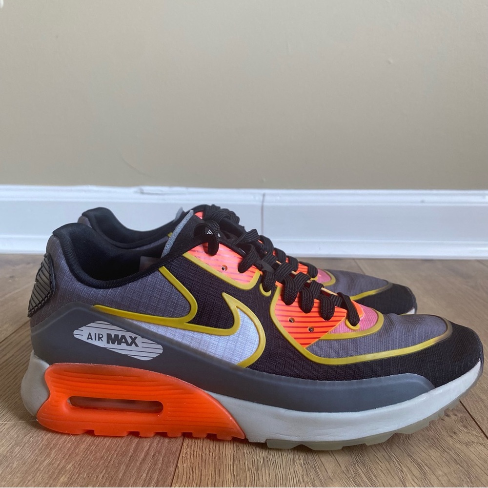 Nike Air Max Women's Sneakers - Black, Gray, Neon Orange, Yellow, Pink